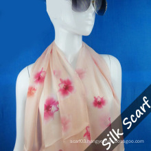 Flower Printing Long Scarf with High Quality